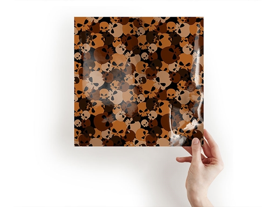 Brown Calvaria Skull and Bones Craft Sheets