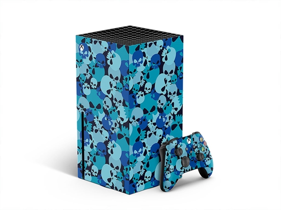 Cerulean Calvaria Skull and Bones XBOX DIY Decal