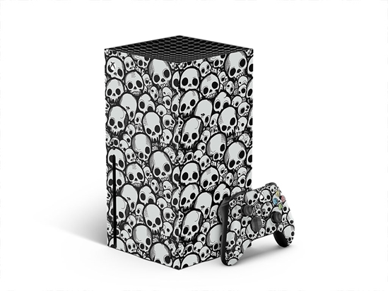 Crushed Catacomb Skull and Bones XBOX DIY Decal