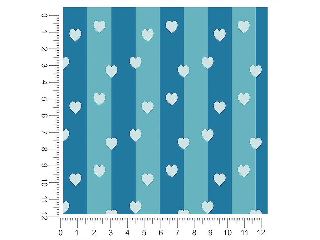 Hole Punched Heart 1ft x 1ft Craft Sheets