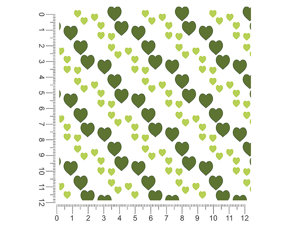 Gentle Fall Heart 1ft x 1ft Craft Sheets