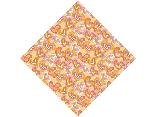 Groovy Baby Heart Vinyl Wrap Pattern