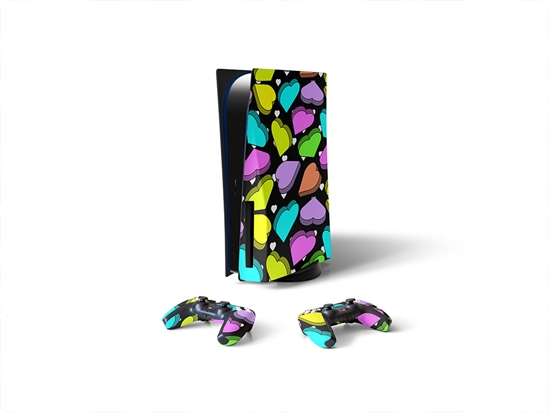 Candygram Crunch Heart Sony PS5 DIY Skin