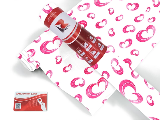 Breezy Romance Heart Craft Vinyl Roll