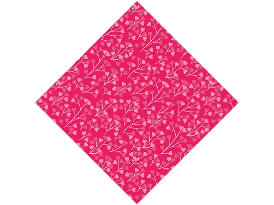 Love Blossom Heart Vinyl Wrap Pattern