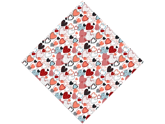 Overwhelming Love Heart Vinyl Wrap Pattern