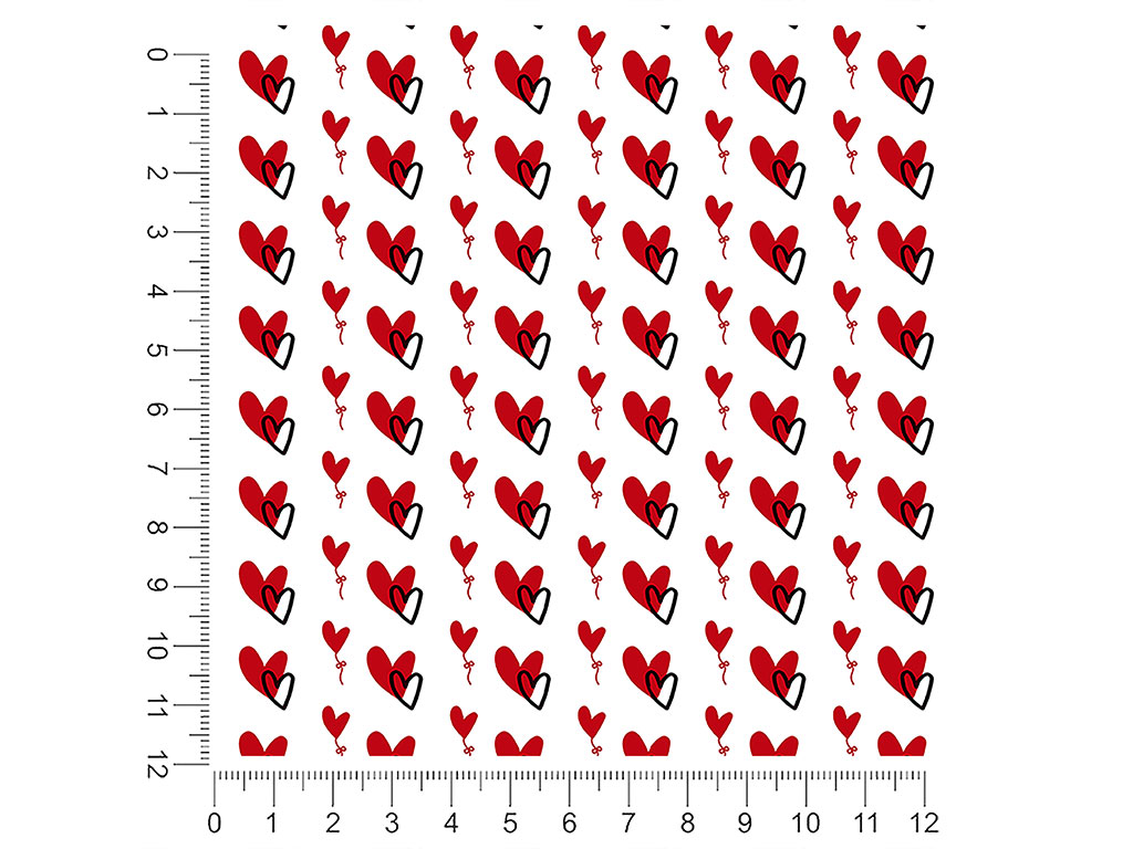 Skipped Beat Heart 1ft x 1ft Craft Sheets