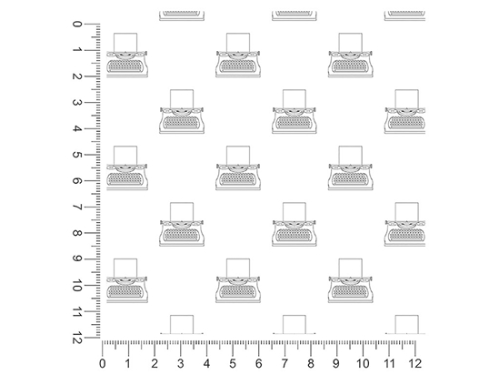 Writing Outline Hobby 1ft x 1ft Craft Sheets