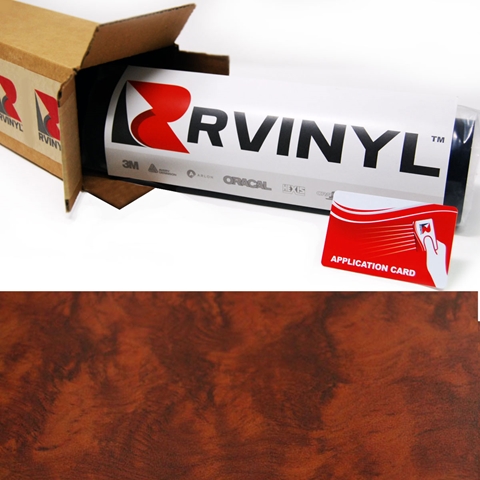 Rcraft™ Wood Grain Vinyl Film - Burlwood (Honey) (Discontinued)