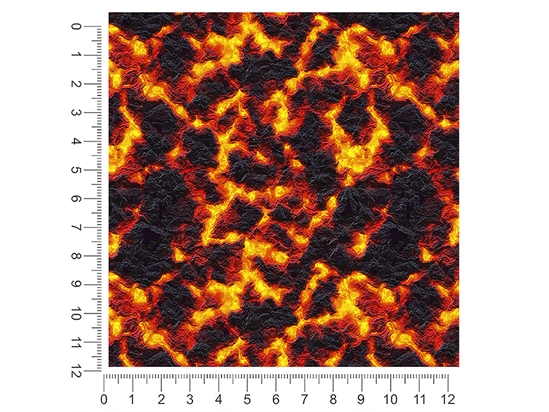 Dangerous Activity Lava 1ft x 1ft Craft Sheets