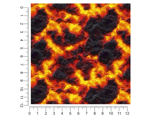 Dangerous Hotspot Lava 1ft x 1ft Craft Sheets