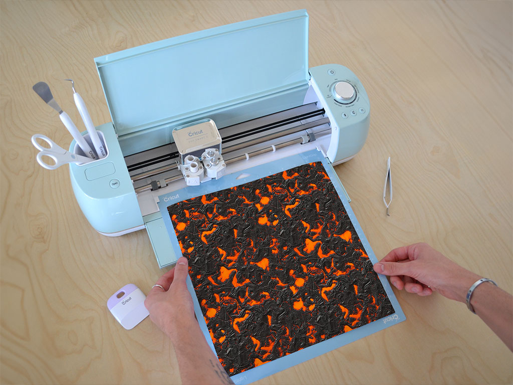 Fiery Fate Lava Cricut Compatible Vinyl