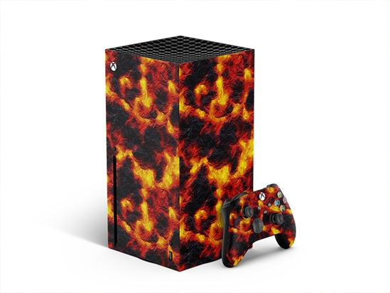 God Vulcan Lava XBOX DIY Decal