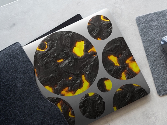 Magma Ocean Lava DIY Laptop Stickers