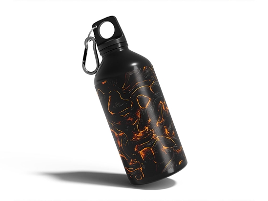 Molten Scarlet Lava Water Bottle DIY Stickers