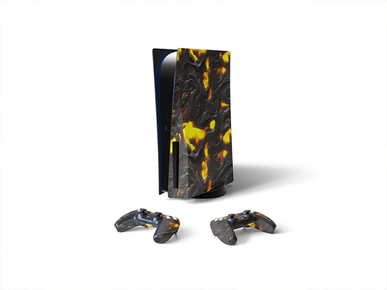 Nasty Glassy Lava Sony PS5 DIY Skin