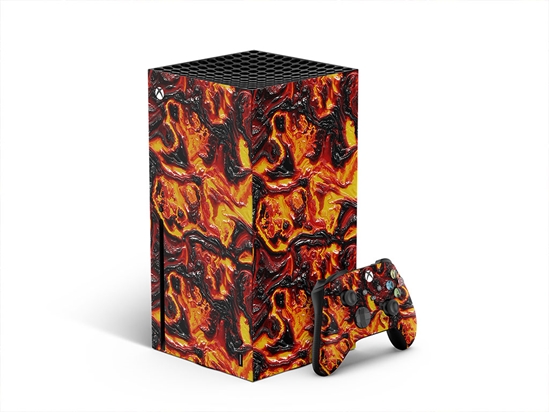 Natural Power Lava XBOX DIY Decal