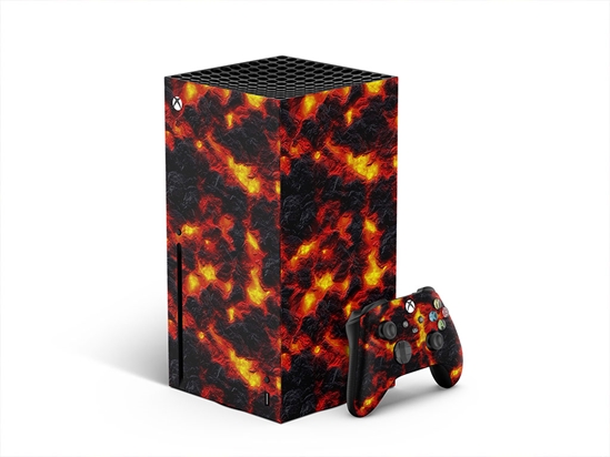 Smelted Earth Lava XBOX DIY Decal