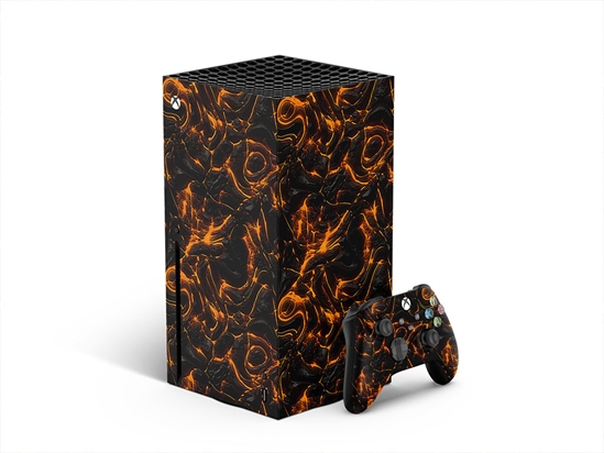 Smoldering Mess Lava XBOX DIY Decal