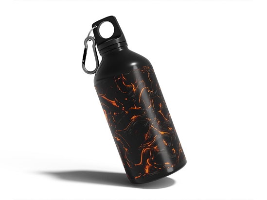 Violent Vesuvius Lava Water Bottle DIY Stickers