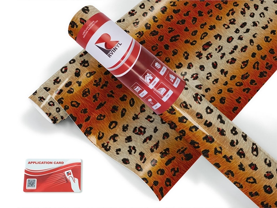 Cyber DeafLeopard Animal Print Craft Vinyl Roll