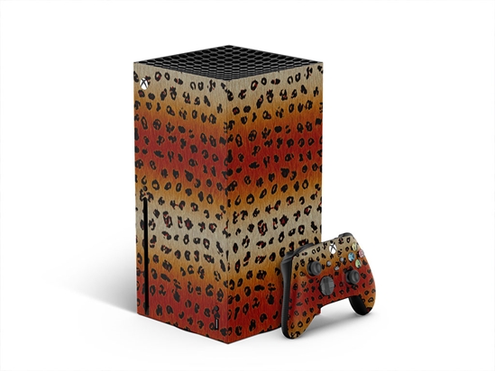 Cyber DeafLeopard Animal Print XBOX DIY Decal