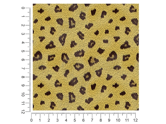 Cyber SavannaLeopard Animal Print 1ft x 1ft Craft Sheets