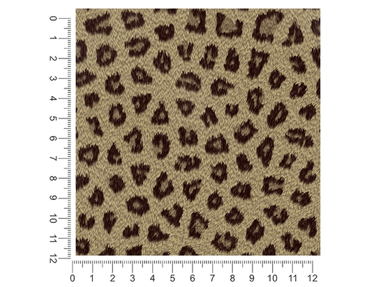 Cyber StealthLeopard Animal Print 1ft x 1ft Craft Sheets