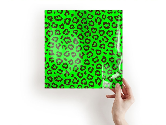 Neon Leopard Animal Print Craft Sheets