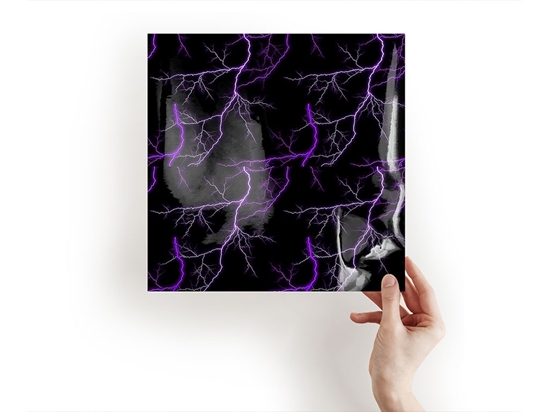 Purple Lightning Lightning Craft Sheets