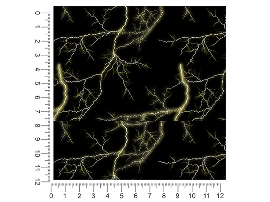 Yellow Lightning Lightning 1ft x 1ft Craft Sheets