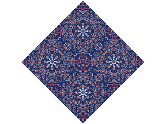 Darkened Snowflake Mandala Vinyl Wrap Pattern