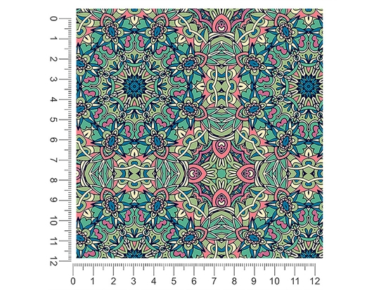 Olive Wonder Mandala 1ft x 1ft Craft Sheets