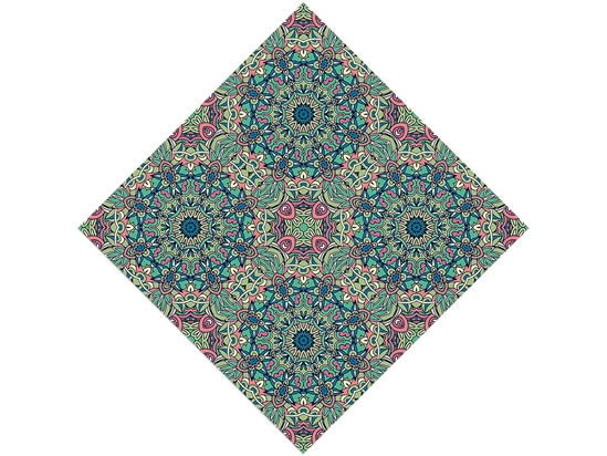 Olive Wonder Mandala Vinyl Wrap Pattern