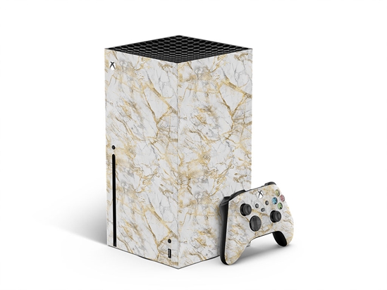 Calacatta Gold Marble Stone XBOX DIY Decal