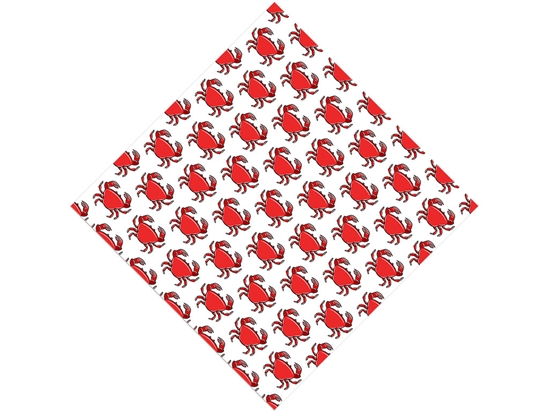 Cartoon Crabs Marine Life Vinyl Wrap Pattern