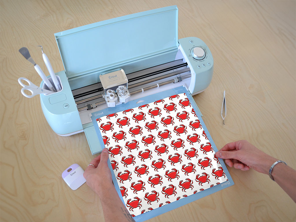 Cartoon Crabs Salt Water Cricut Compatible Vinyl