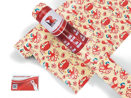 Christmas Seaside Salt Water Craft Vinyl Roll