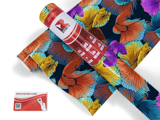 Alpha Betta Fish Salt Water Craft Vinyl Roll