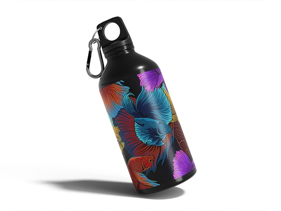 Alpha Betta Fish Salt Water Water Bottle DIY Stickers