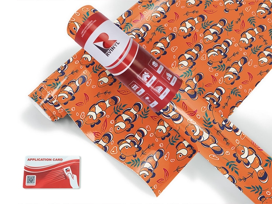 Confused Clownfish Salt Water Craft Vinyl Roll