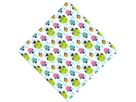 Funny Fins Marine Life Vinyl Wrap Pattern