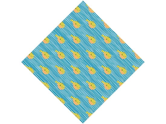 Pufferfish Journey Marine Life Vinyl Wrap Pattern