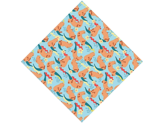 Lazy Otters Marine Life Vinyl Wrap Pattern