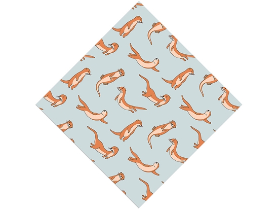 Otter Occupation Marine Life Vinyl Wrap Pattern