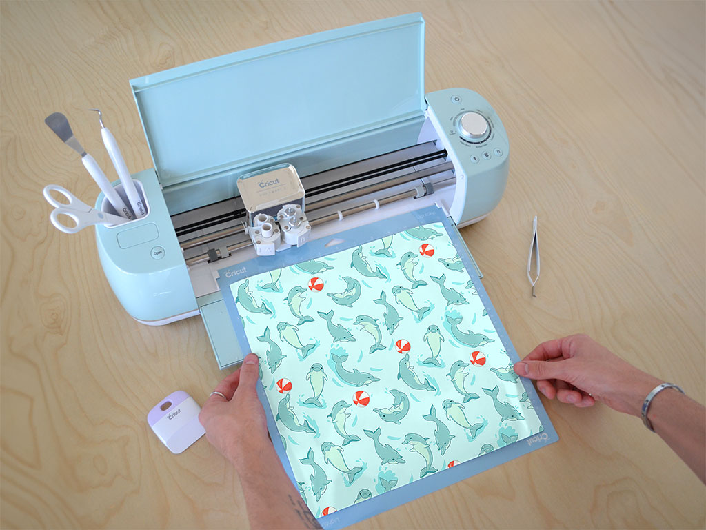 Playful Dolphins Salt Water Cricut Compatible Vinyl