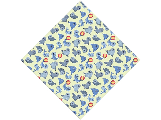 Silly Seals Marine Life Vinyl Wrap Pattern