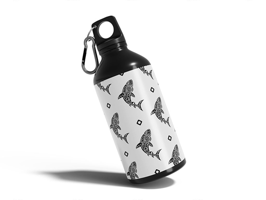 Great White Salt Water Water Bottle DIY Stickers