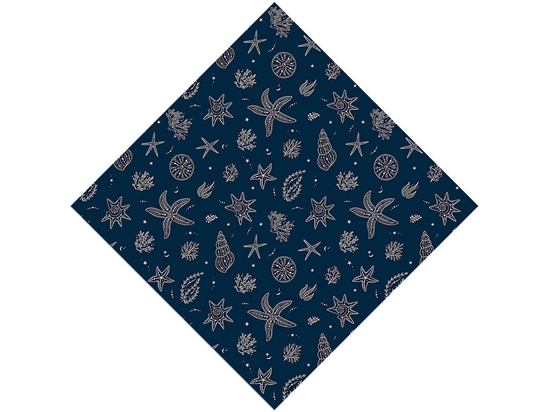 Beachy Constellations Marine Life Vinyl Wrap Pattern