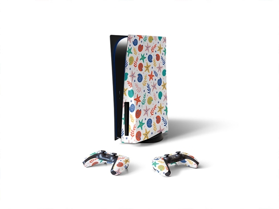 Shellfish Stars Salt Water Sony PS5 DIY Skin